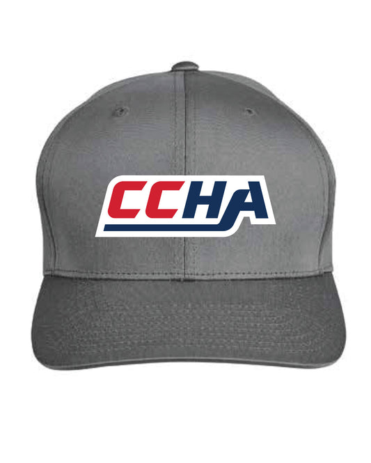 CCHA Embroidered Flat Bill Snapback Hat