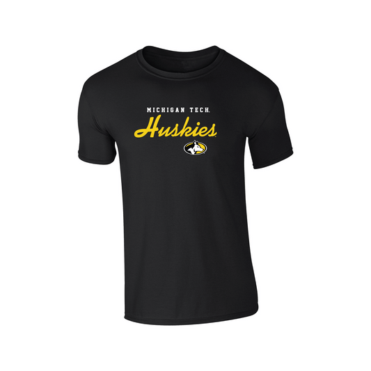 Michigan Technological University Huskies Machine Script